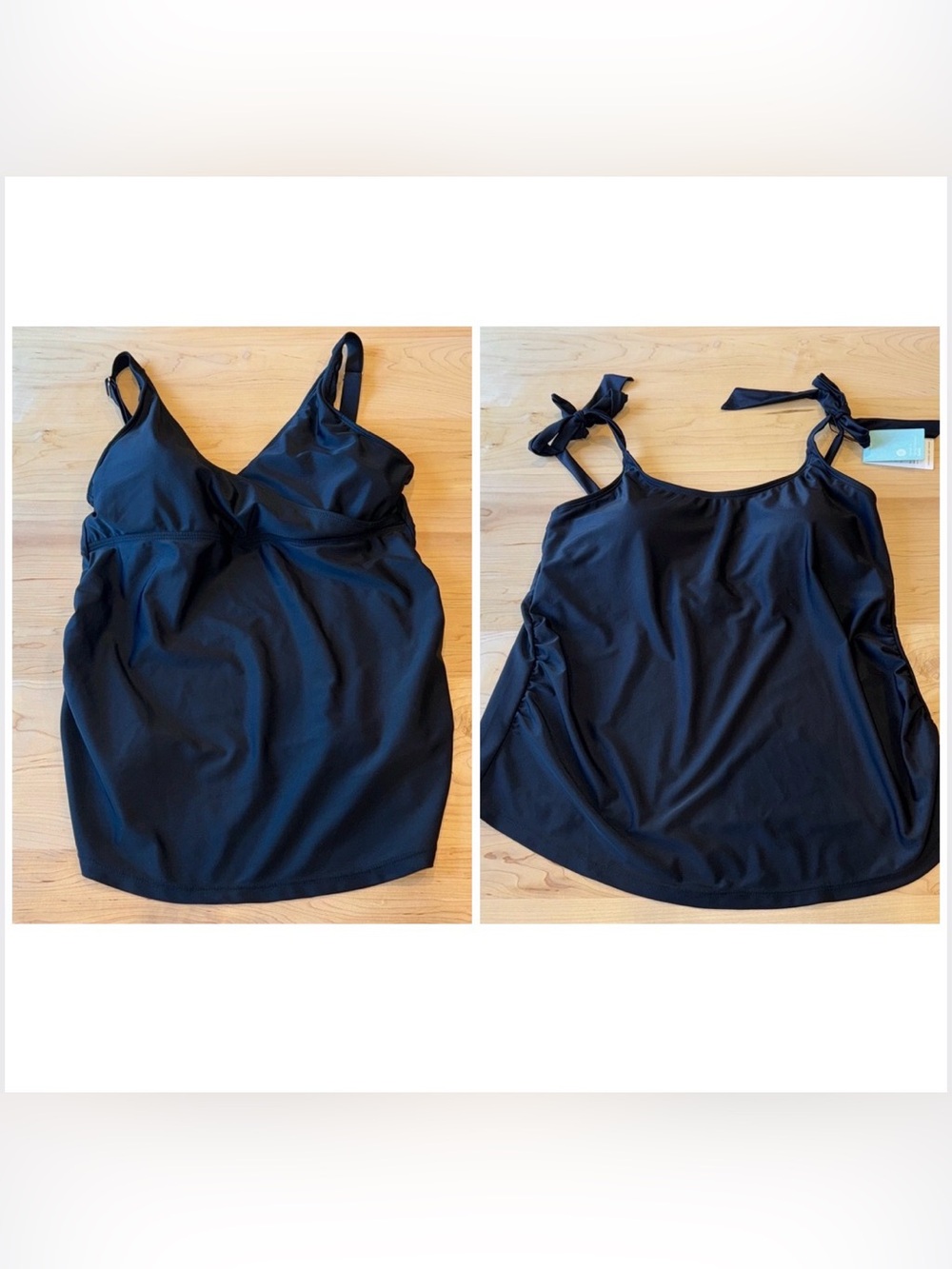 2 x Kindred Bravely Black Swim Top